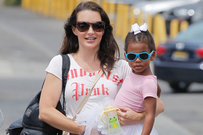 Kristin Davis with her daughter Gemma