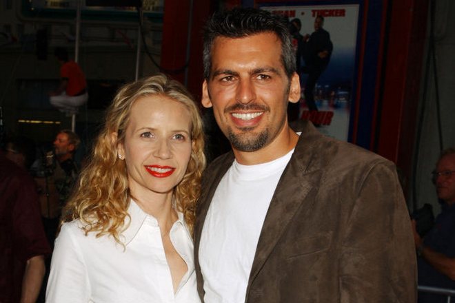 Oded Fehr with his wife Rhonda