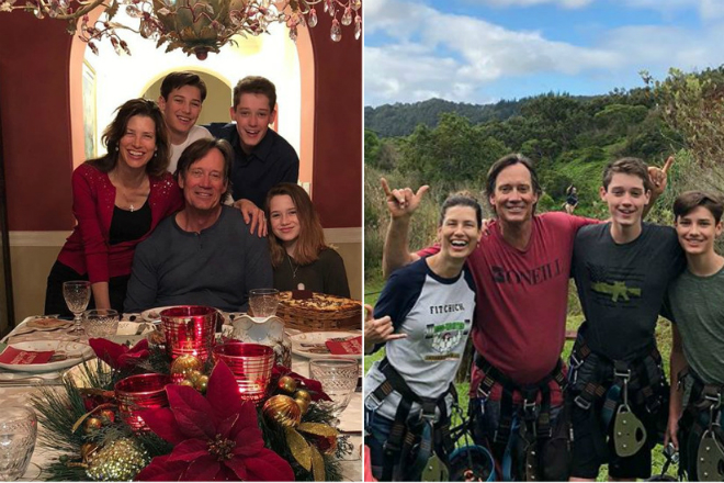 Kevin Sorbo and his family in 2019