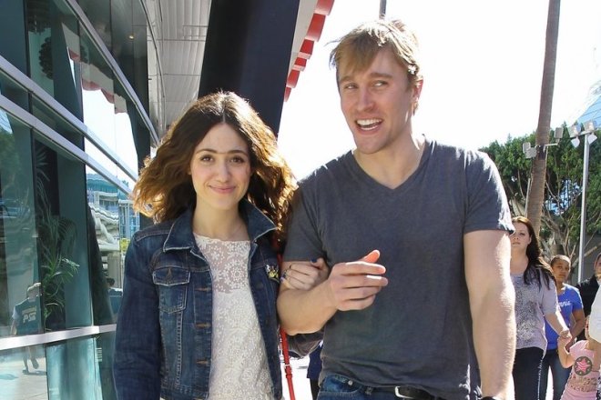 Emmy Rossum and Tyler Moore