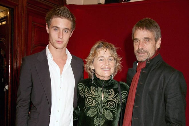 Max Irons with his parents