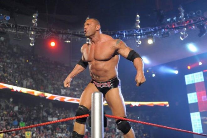 Dave Bautista in the ring