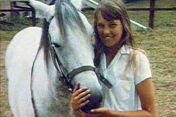 Lucy Lawless in her childhood