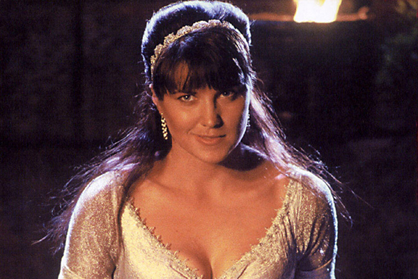 Lucy Lawless in the series Hercules: The Legendary Journeys