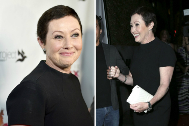 Shannen Doherty appeared in public after chemotherapy