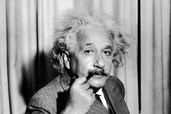 Albert Einstein's hairstyle