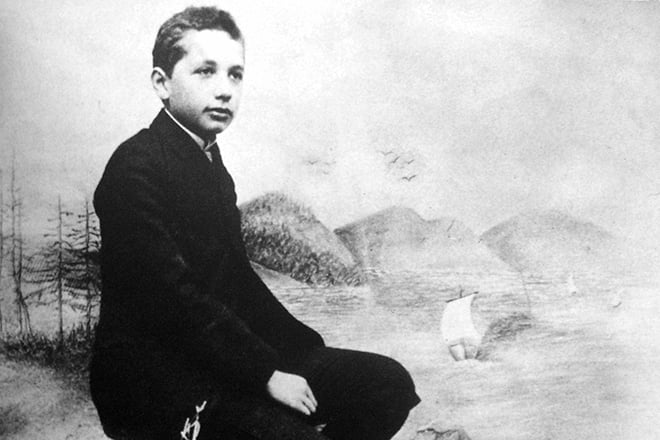 14-year-old Albert Einstein