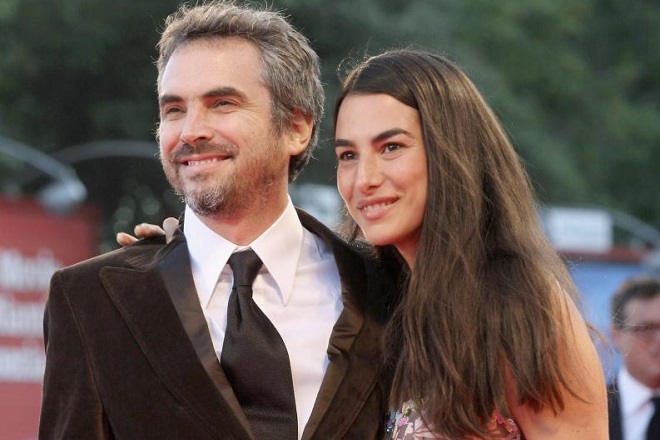 Alfonso Cuarón and Mariana Elizondo