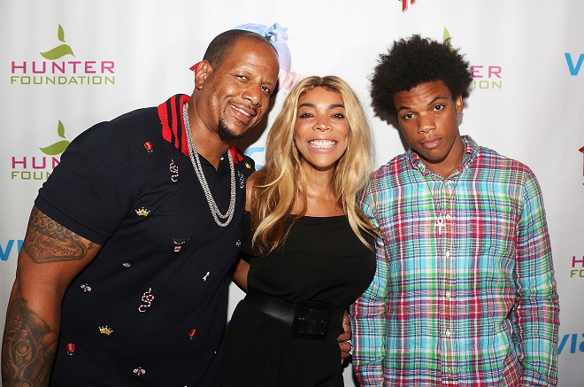 Wendy Williams and her husband and son