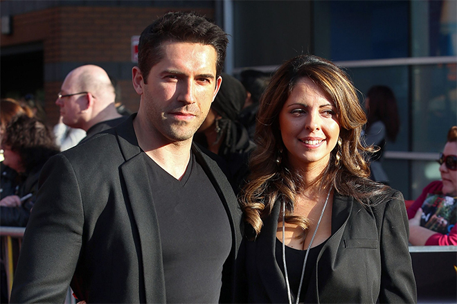 Scott Adkins and his wife
