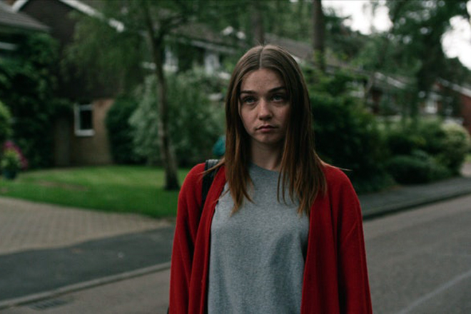 Jessica Barden in the series The End of the F***ing World