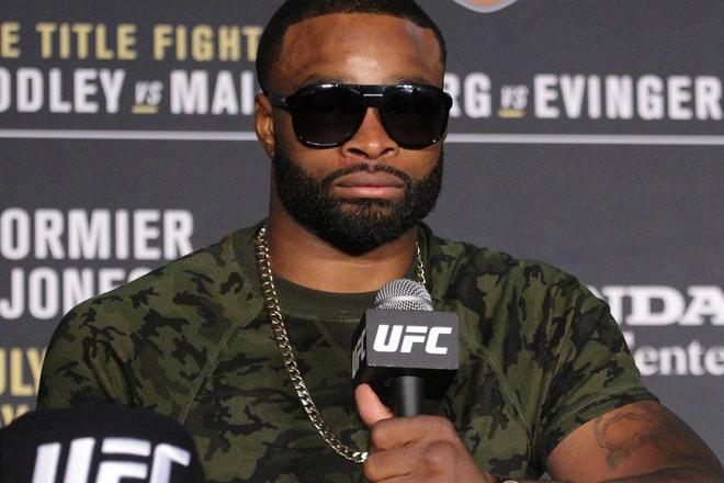 The fighter Tyron Woodley of Mixed Martial Arts
