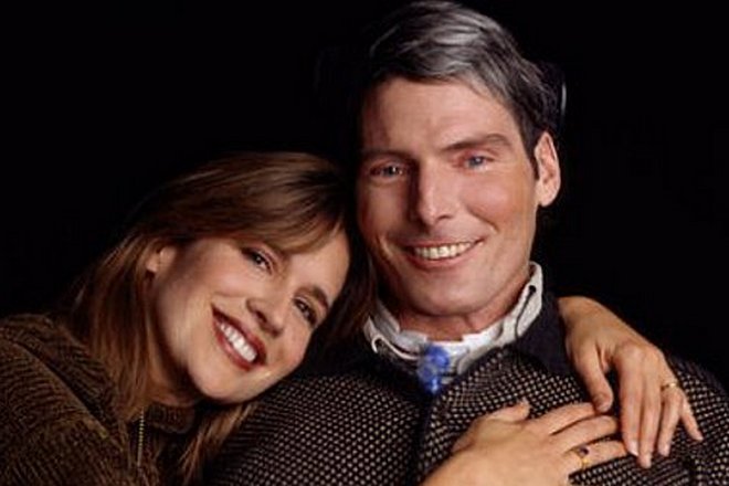 Christopher Reeve and his wife, Dana