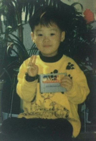 Min Yoon-gi in his childhood