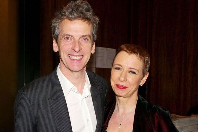 Peter Capaldi with his wife, Elaine Collins