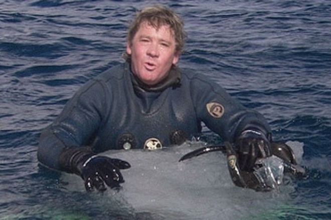 Steve Irwin died while diving off Port Douglas