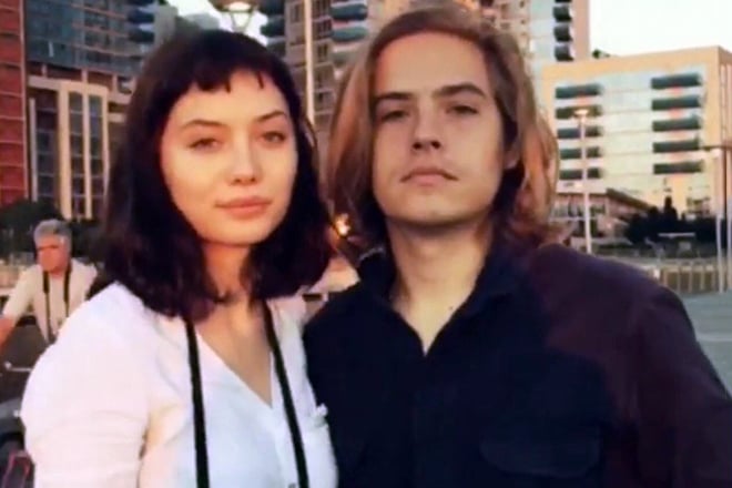 Dylan Sprouse with Dayna Frazer