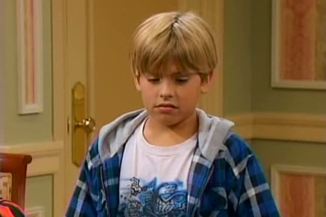 Dylan Sprouse in the series The Suite Life of Zack & Cody