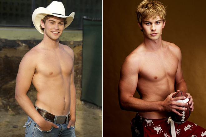 Chace Crawford started as a fashion model