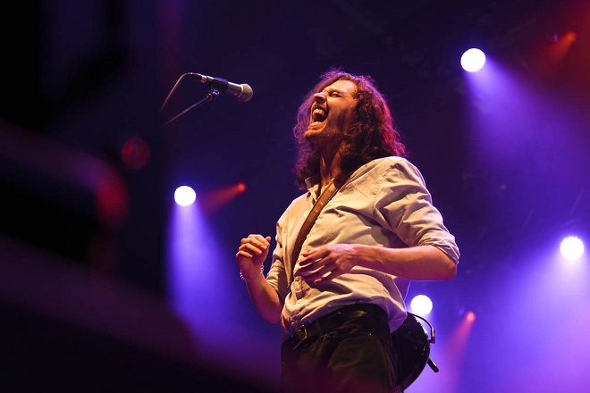Andrew hozier on stage