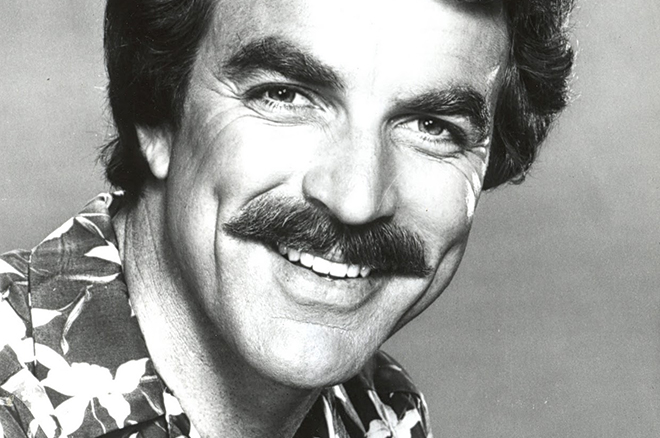 Tom Selleck's famous mustache