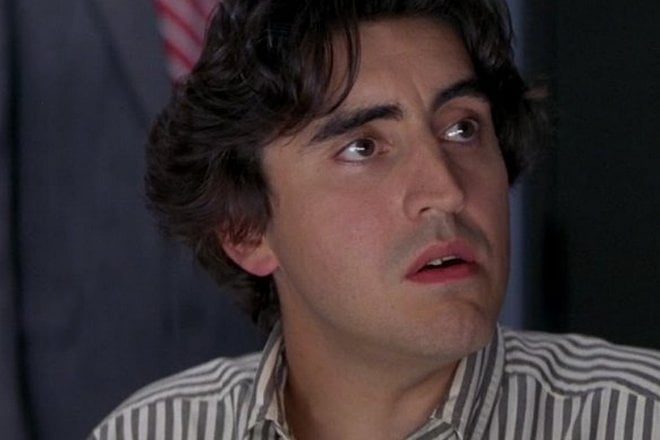 Alfred Molina in his youth. 