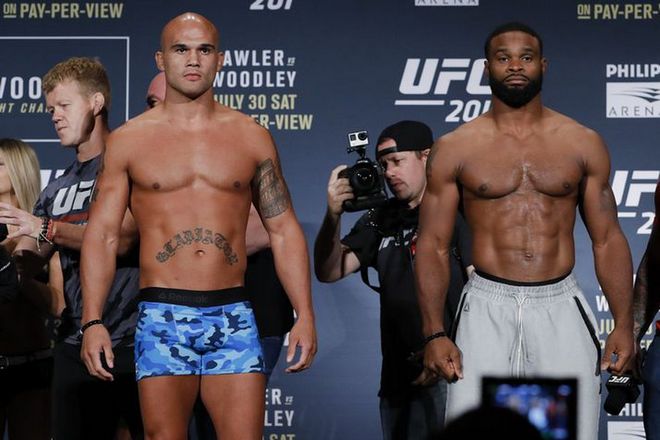 Robbie Lawler and Tyron Woodley