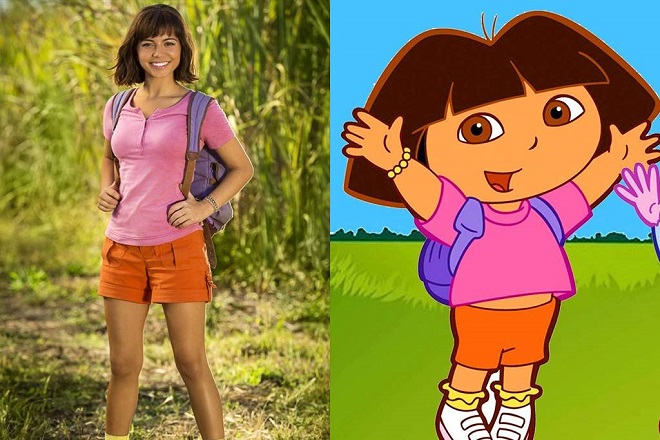 Isabela Moner Appears as Dora the Explorer