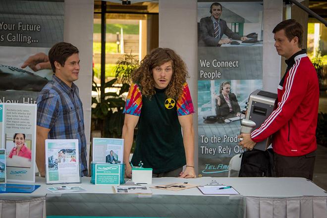 Adam DeVine, Blake Anderson and Anders Holm in the TV series Workaholics