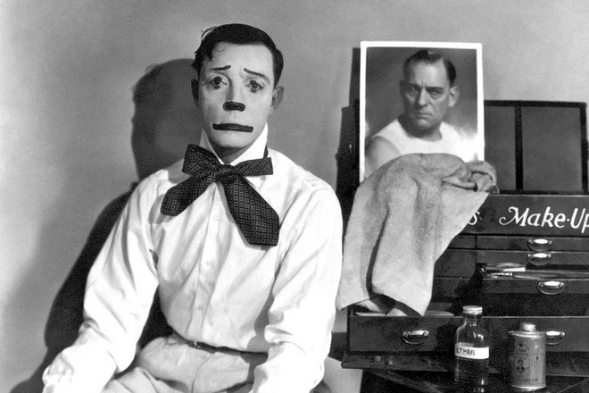 Buster Keaton is a comedian without a smile