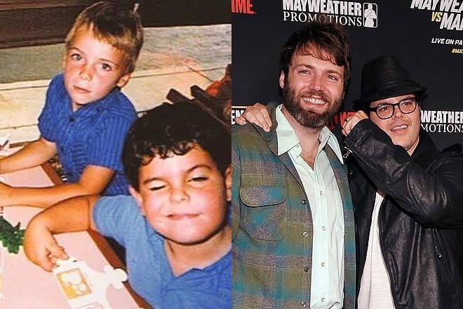 Seth Gabel and Josh Gad (as a child and now)