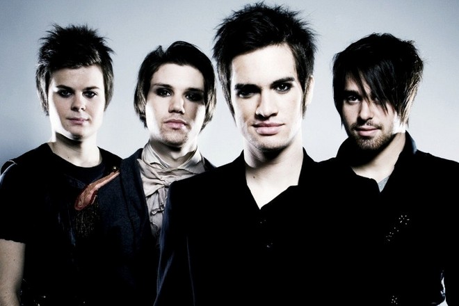 Brendon Urie and the group "Panic! At the Disco"