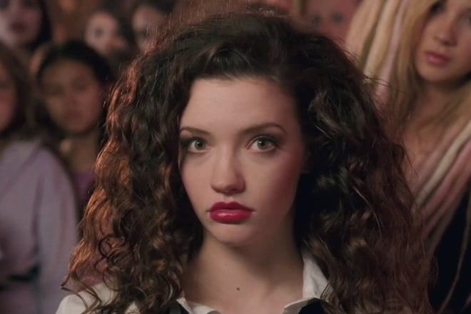 Talulah Riley in the movie St. Trinian's