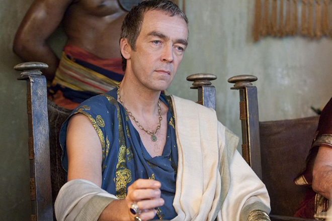 John Hannah in the television series Spartacus: Blood and Sand