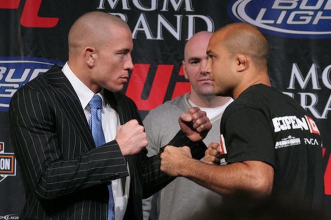 BJ. Penn and Georges St-Pierre