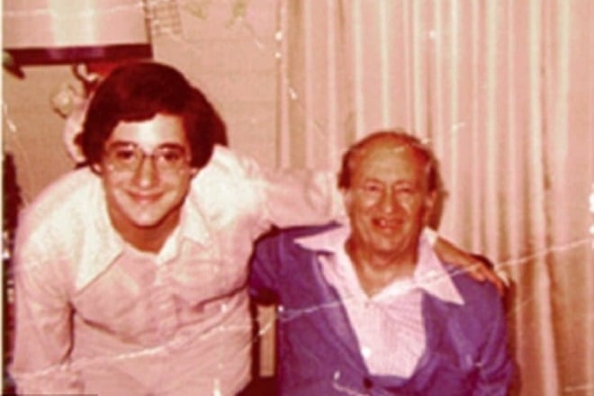 Bob with his father