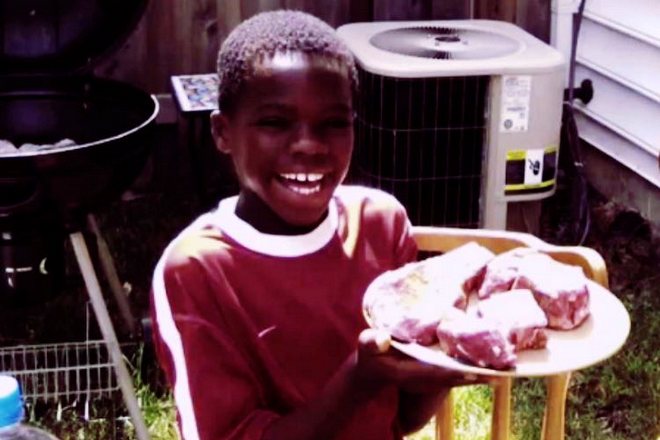 Frances Tiafoe in his childhood