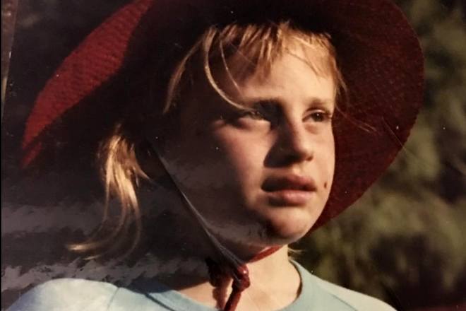 Rebel Wilson as a child