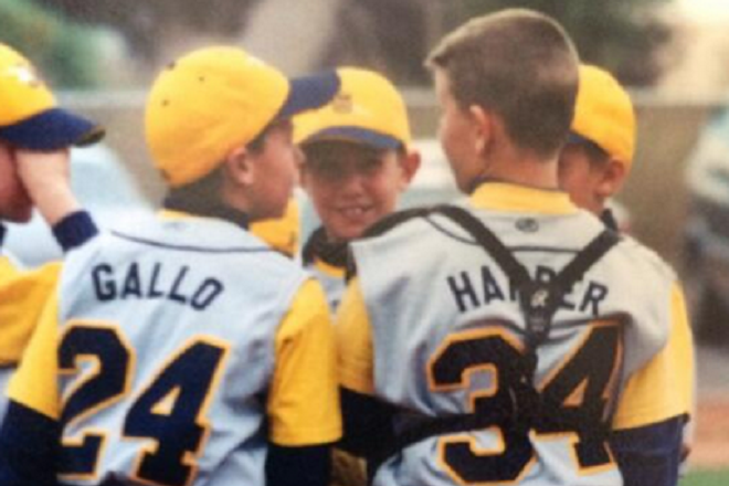 Rangers rookie Joey Gallo and Bryce Harper were childhood teammates