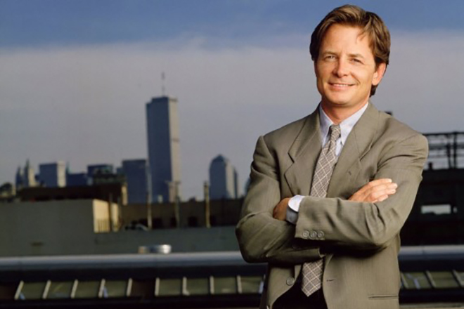 Michael J. Fox in the TV series Spin City