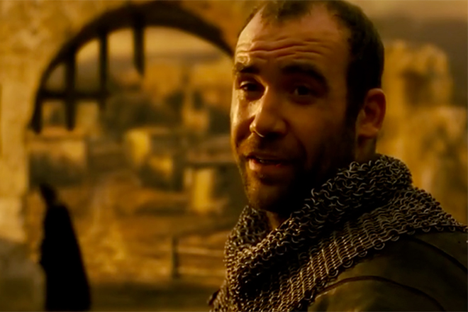 Rory McCann in the film Season of the Witch