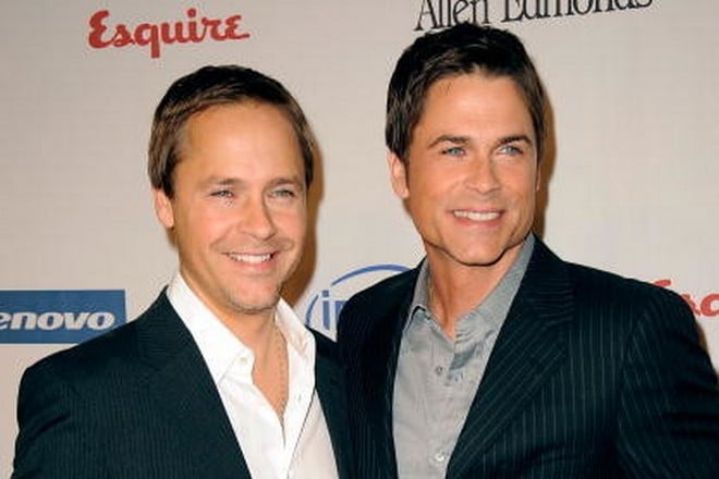 Rob Lowe and his brother Chad Lowe