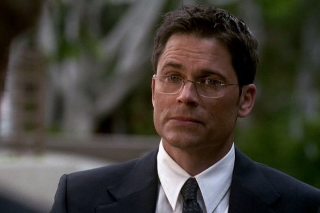 Rob Lowe on the TV series The West Wing