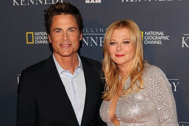 Rob Lowe and his wife, Sheryl Berkoff