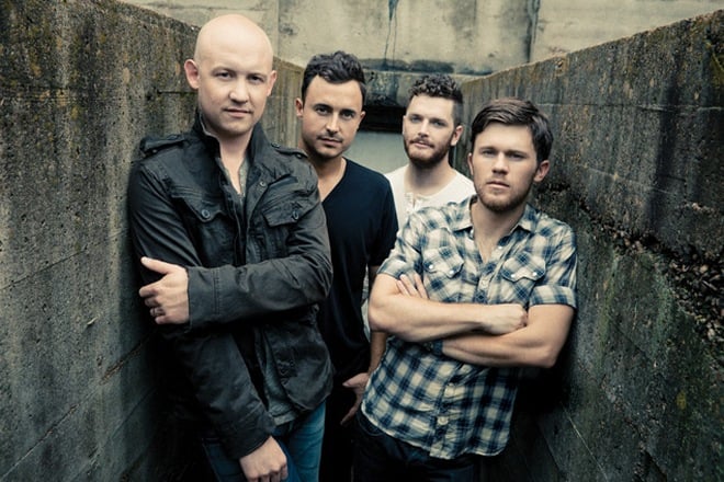 Joe King with rock band The Fray