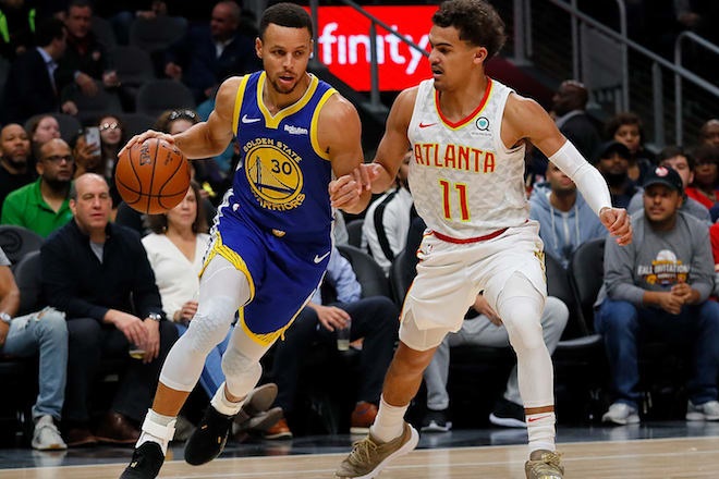 Trae Young Stephen Curry