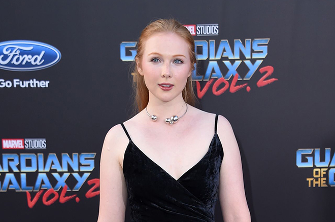 Molly Quinn at the premiere of the Guardians of the Galaxy Vol. 2