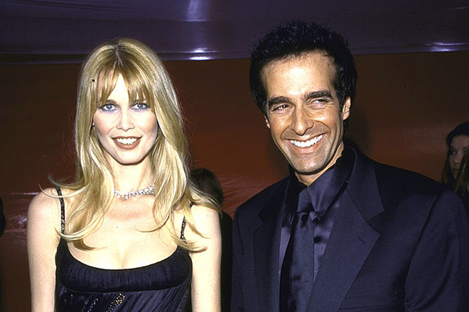 David Copperfield and Claudia Schiffer