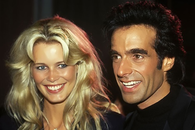David Copperfield with Claudia Schiffer