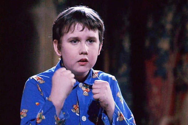 Matthew Lewis in the movie Harry Potter and the Philosopher's Stone